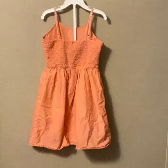 Orange Sleeveless Spaghetti Strap Sundress - Picture 3 of 5